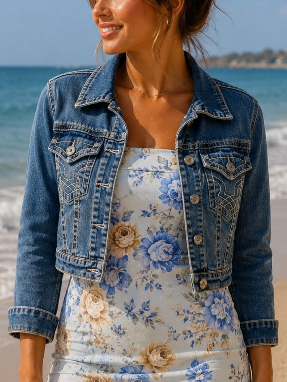 LA Idol USA Vintage Denim Jacket
